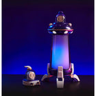 Hey Mix Friends TEMPO-Y Spaceship Bluetooth RGB Speaker - Atmosphere Grey-Dynamic audio-visual synchronization: Full-screen RGB lighting moves in harmony with the music rhythm for an immersive desktop experience