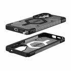 UAG Pathfinder Rugged Cell Phone Case Clear with Magnets for Galaxy S26 Ultra - Ash/Black-Traction Grip & Oversized Tactile Buttons