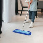 Gritt Commercial All-In-One 24” Microfiber Dust Mop Set with 72" Telescopic Handle - 4 Pack-Mop Head Width: 5"