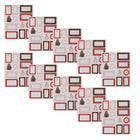 Gry Mattr Peel & Stick Holiday Gift Tags - 120 Pack-Features assorted festive shapes and designs