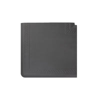 WeatherTech ComfortMat Connect Modular Anti-fatigue Corner Mat - Bordered - Black-Each Corner Piece is 25 inches (63.5 cm) square. Snap an End Piece or a Middle Piece to each side and your ComfortMat Connect now has a 90 degree corner.