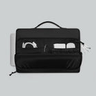 Gaston Luga Dash Cushioned 16" Briefcase - Black-Holds most 11" - 16" laptops