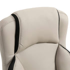 Vinsetto PU Leather Executive Office Chair with Swivel Wheels - Ergonomic-Material: Sponge, Nylon, Mesh (Polyester), PU leather