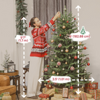 HOMCOM 6 ' Realistic Ponderosa Fir Christmas Tree - Green | staples.ca