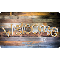 Ashley Productions The Original Fun Mat Welcome Mat - 18" x 30" - Reclaimed Wood Welcome-Measurements and Design: The Reclaimed Wood Welcome Mat measures 18" x 30".