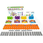 Gridopolis Gridopolis Game - Set of 218-World's first 3D strategy game AND system that you build & play. For 1-4 players, includes 217 high-quality pieces, enough to build hundreds of unique boards. With 7 basic parts, you play, build, modify, and expand the grid-set