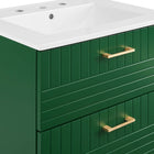 Modway Daybreak 24" Bathroom Vanity - Green/White-7