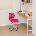 Homy Casa Teen Task Chair - Pink-Perfect task chair for home study