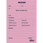 Hilroy Telephone Message Pads, 3-1/2" x 5", 50 Sheets, English, 10 Pack-Pre-printed pads make it easy to take down the necessary details quickly and accurately