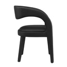 Modway Pinnacle Vegan Leather Dining Chair - Black - 2 Pack-7