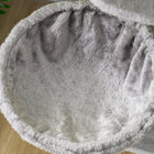 PawHut 52.5" Cat Tree Tower with Bed, Condos and Hammocks - Grey-Made from robust particleboard and sisal, with anti-tipping kit 