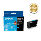 Epson T200 Ink Cartridge - High Capacity - Cyan-The package includes one cyan ink cartridge for use with a compatible ink-jet printer
