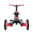 Globber Trike Explorer - Coral Pink-The EXPLORER TRIKE 4in1 easily transforms into 4 modes: infant trike (10-36M), guided trike (18-36M), training trike (24-36M), and balance bike (2-5Y)