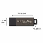 Centon DataStick Pro 16 GB USB 2.0 Flash Drives - Grey-Compatible with most PCs, Macs and Linux computers. Requires an available USB port.