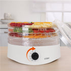 Commercial Chef Food Dehydrator with Adjustable Thermostat - White-Fast, easy and healthy snacks like banana chips, fruit roll-ups, beef jerky etc.