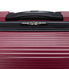 Roots Banff Medium Luggage - 24" - Merlot-Overall Dimensions (includes wheels & carry handles): 26.25" L x 17.25" W x 10.75" H