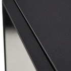 Kleankin Wall Mounted Bathroom Mirror Cabinet with Storage Shelves - Black-Painted surface offers protection against water and is easy to maintain