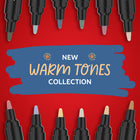 Sharpie Creative Markers - Brush Tip - Warm Tones - 12 Pack-Colours pop on light and dark surfaces; boldly mark on paper, metal, wood, ceramic, glass, rock, canvas, and more!