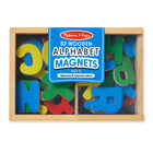 Melissa & Doug Wooden Letter Alphabet Letters-Set of magnetic wooden letters for early learning fun