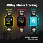  My Play Watch Space Invaders Retro Gaming Smartwatch - Yellow/Black-Built-in Gameplay: Play Space Invaders  on your watch! Relive the excitement of the arcade anytime, anywhere