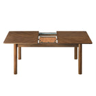 Modway Alba Extendable Dining Table - Walnut-9