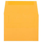 JAM Paper A10 Translucent Vellum Invitation Envelopes - 6" x 9.12" - Terracotta Red - 25 Pack -Size: 4bar A1 (3.63 x 5.13 inches)