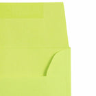 JAM Paper 4Bar A1 Coloured Invitation Envelopes - 3.625 x 5.125 - Ultra Lime Green - 50 Pack-Colour: Lime Green Paper Envelopes