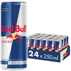 Red Bull Energy Drink - 250 ml - 24 Pack-Red Bull Energy Drink's special formula contains ingredients of high quality: Caffeine, Taurine, Sugars, Alpine Water