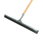 Globe Commercial Assembled 24" Straight Squeegee with 54" Wood Handle-Designed for universal use