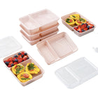 Bentgo 1-Compartment Meal Prep Container - Pink - 10 Pack-Microwave-safe: Simply remove the lid and pop in the microwave to reheat your prepared meals when it's time to eat