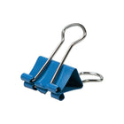 JAM Paper Colourful Binder Clips - Small - 3/4" - Blue - 25 Pack-Quantity: 25 Clips per Pack | Durable and Reusable