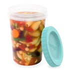 Bentgo Prep Twist-Top Containers 20-Piece Set- Toss in the top-shelf of your dishwasher for easy and convenient cleaning.