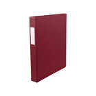 Staples Economy 1" Round 3-Ring Binder - Letter Size - 175 Sheet Capacity - Burgundy-Burgundy, O-Ring binder with 175 sheet capacity