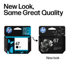 HP 67 Black Original Ink Cartridge-Standard yield