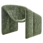 Modway Vivi Chenille Upholstered Accent Chair - Basil-Fully Assembled