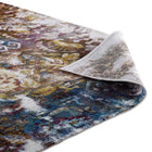 Modway Success Jayla Transitional Distressed Vintage Floral Moroccan Trellis Area Rug - 8 ft W x 10 ft L - Multicolored-8