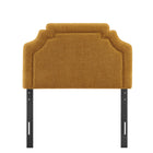 Modway Magnolia Upholstered Fabric Twin Size Headboard - Copper-Assembly Required