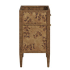 Modway Elysian 24" Wood Bathroom Vanity Cabinet - Brown-Sink Basin and Fixtures Not Included