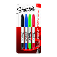 Sharpie Twin-Tip Permanent Markers - Assorted - 4 Pack-Combines Fine and Ultra-Fine points in one convenient marker