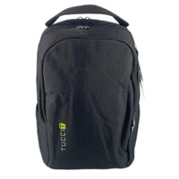 Tucci Italy Adventurer Laptop Backpack - Medium - Black-Laptop‑Ready – Fits laptops up to 16" in the padded main compartment