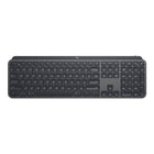 Logitech MX Keys Wireless Keyboard for Business - Graphite-Full-size keyboard with integrated numpad, arrow keys microphone mute, talk-to-text and other customizable F-Keys