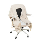 Warmür The Original Office Chair Blanket - One Size - Beige-Soft fleece lining for warmth without bulky layering