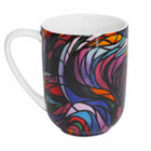 Oscardo Salmon Hunter by Don Chase Porcelain Mug - 485ml-Broad Shape Porcelain Mug - Holds 485 ml / 16 oz, ideal for coffee, tea, and hot beverages