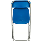 Flash Furniture HERCULES Series Premium Blue Plastic Folding Chair - 10 Pack-18 Gauge Steel Frame