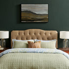 Modway Annabel Vegan Leather King Headboard - Toast-Wood Blend Frame