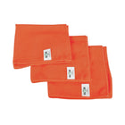 Globe Commercial, 3130O Microfiber Cloth - 16" x 16" - Orange - 10 Pack-5