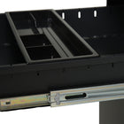 Vinsetto 3-Drawer Office Filing Cabinet with Wheels Lockable - Black-Four swivel casters provide easy mobility around the home office
