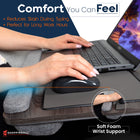 ShoppingAll Lap Desk with Pillow Cushion - Fits up to 17 Inch Laptop - Grey-6