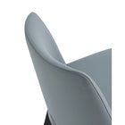 Manhattan Comfort Gansevoort 19" Modern Faux Leather Upholstered Dining Chair - Pewter - Set of 2-10