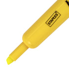 Staples Tank-Style Highlighters - Yellow - 5 Pack-Long-lasting ink supply